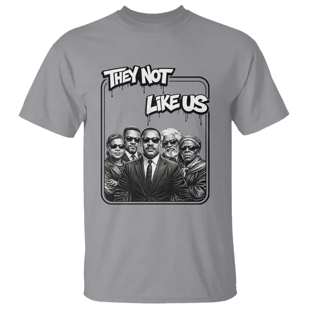 Vintage African American Heroes T Shirt They Not Like Us