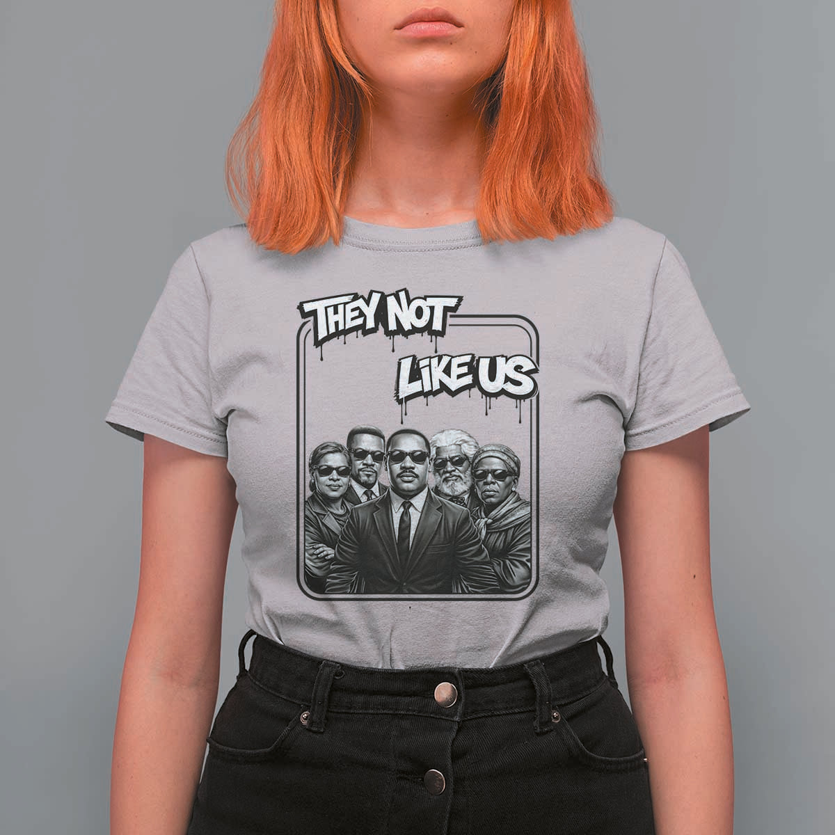 Vintage African American Heroes T Shirt For Women They Not Like Us
