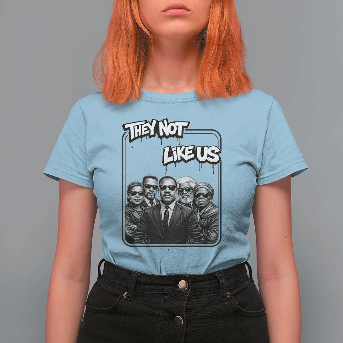 Vintage African American Heroes T Shirt For Women They Not Like Us