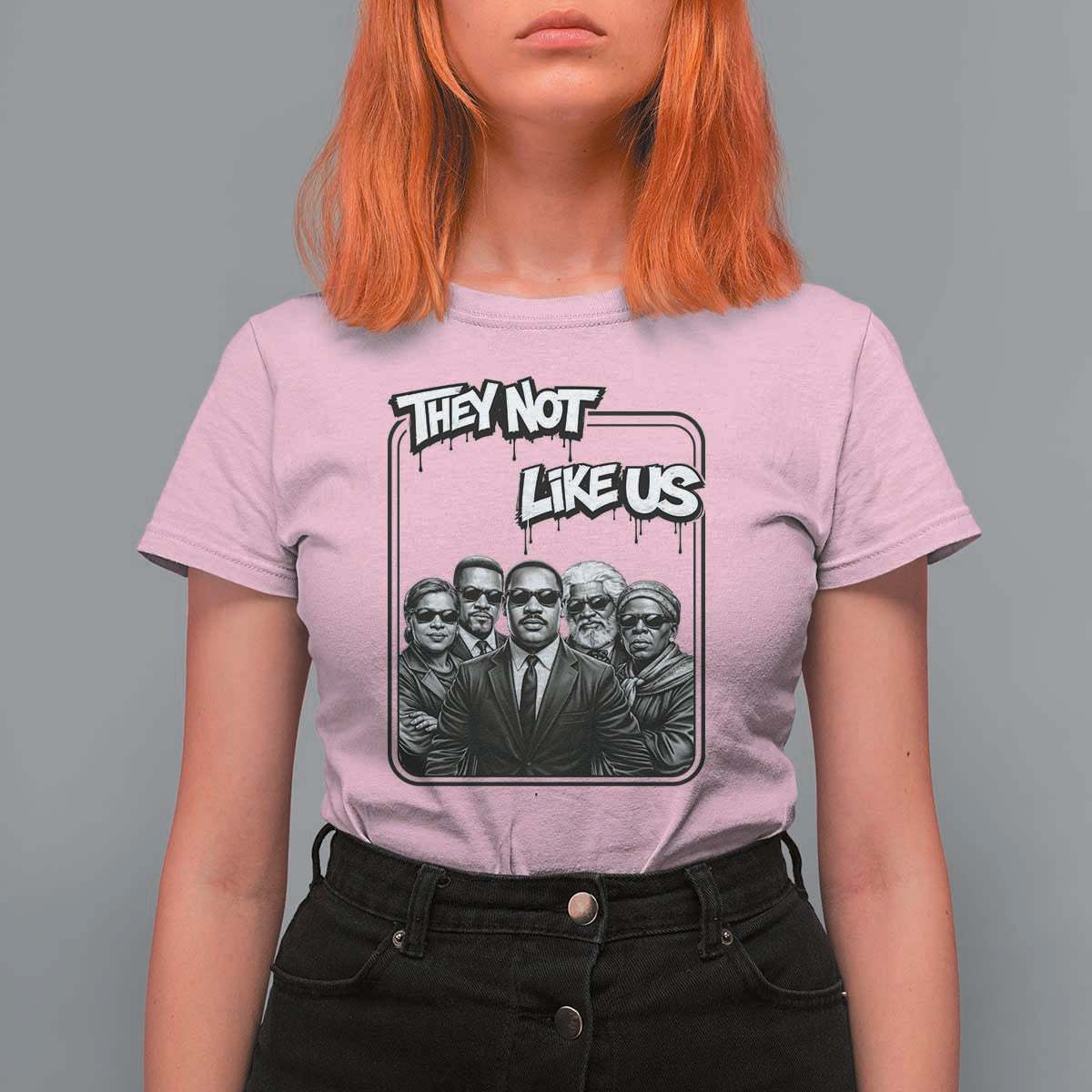 Vintage African American Heroes T Shirt For Women They Not Like Us
