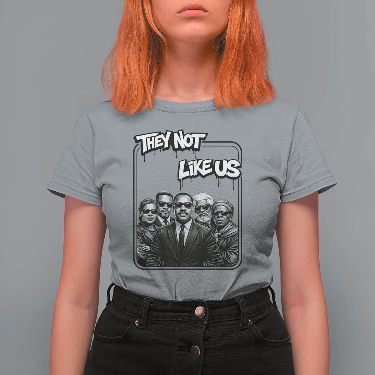 Vintage African American Heroes T Shirt For Women They Not Like Us