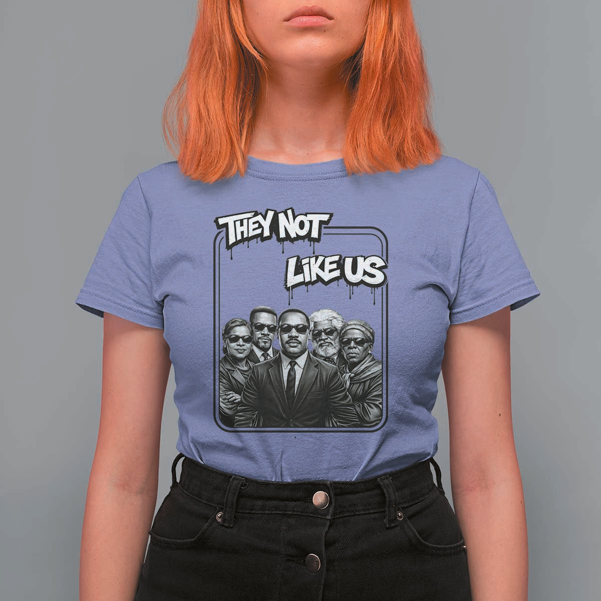 Vintage African American Heroes T Shirt For Women They Not Like Us