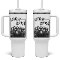 Vintage African American Heroes Tumbler With Handle They Not Like Us