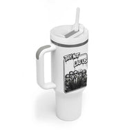 Vintage African American Heroes Tumbler With Handle They Not Like Us