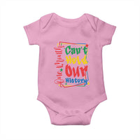 One Month Cannot Hold Our History Baby Onesie Black History Gift