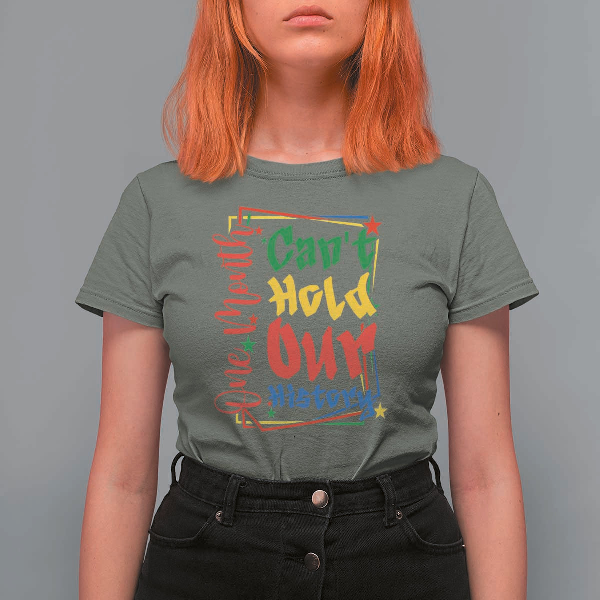One Month Cannot Hold Our History T Shirt For Women Black History Gift