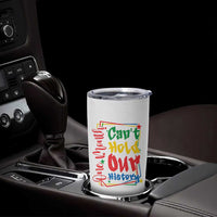 One Month Cannot Hold Our History Tumbler Cup Black History Gift