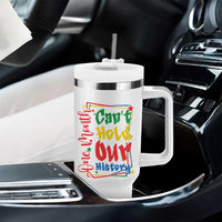 One Month Cannot Hold Our History Tumbler With Handle Black History Gift