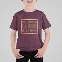 One Month Cannot Hold Our History T Shirt For Kid African American Gift