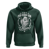 Vintage Pom Dog Mom Hoodie Pomeranian Lover Gift