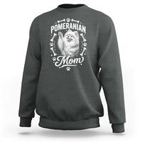 Vintage Pom Dog Mom Sweatshirt Pomeranian Lover Gift