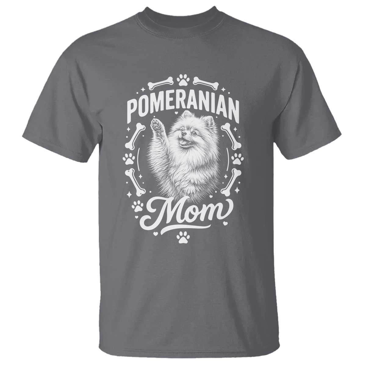 Vintage Pom Dog Mom T Shirt Pomeranian Lover Gift