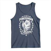 Vintage Pom Dog Mom Tank Top Pomeranian Lover Gift