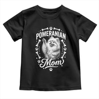 Vintage Pom Dog Mom Toddler T Shirt Pomeranian Lover Gift