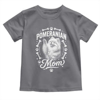 Vintage Pom Dog Mom Toddler T Shirt Pomeranian Lover Gift