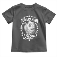 Vintage Pom Dog Mom Toddler T Shirt Pomeranian Lover Gift