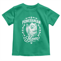 Vintage Pom Dog Mom Toddler T Shirt Pomeranian Lover Gift