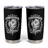 Vintage Pom Dog Mom Tumbler Cup Pomeranian Lover Gift
