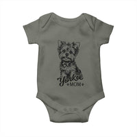 Yorkshire Terrier Mom Baby Onesie Cute Yorkie Mama Puppy Gift