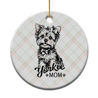 Yorkshire Terrier Mom Ceramic Ornament Cute Yorkie Mama Puppy Gift