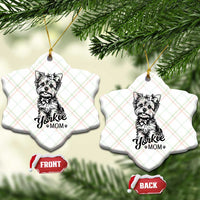 Yorkshire Terrier Mom Ceramic Ornament Cute Yorkie Mama Puppy Gift