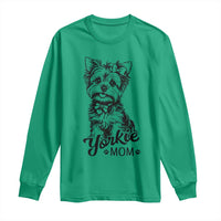 Yorkshire Terrier Mom Long Sleeve Shirt Cute Yorkie Mama Puppy Gift