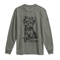 Yorkshire Terrier Mom Long Sleeve Shirt Cute Yorkie Mama Puppy Gift