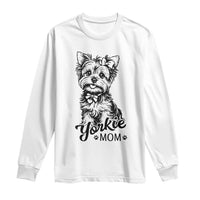 Yorkshire Terrier Mom Long Sleeve Shirt Cute Yorkie Mama Puppy Gift