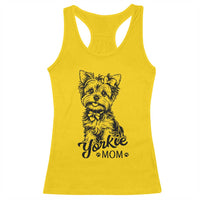 Yorkshire Terrier Mom Racerback Tank Top Cute Yorkie Mama Puppy Gift