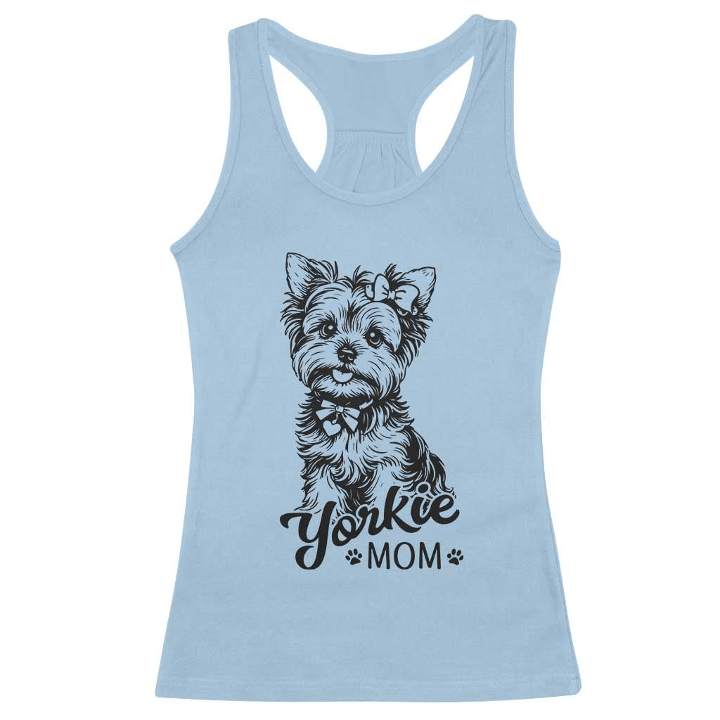 Yorkshire Terrier Mom Racerback Tank Top Cute Yorkie Mama Puppy Gift