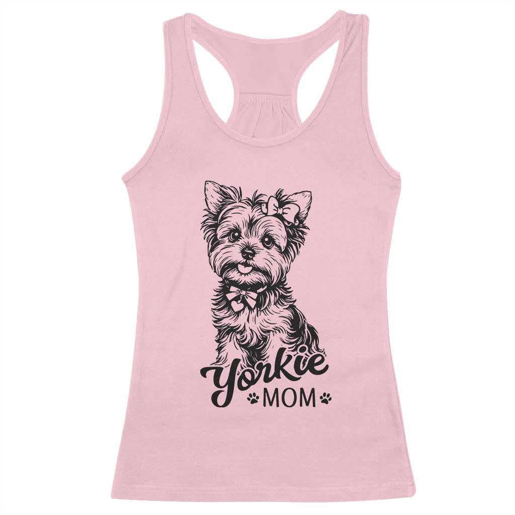 Yorkshire Terrier Mom Racerback Tank Top Cute Yorkie Mama Puppy Gift