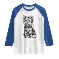 Yorkshire Terrier Mom Raglan Shirt Cute Yorkie Mama Puppy Gift