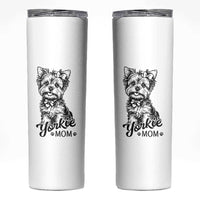 Yorkshire Terrier Mom Skinny Tumbler Cute Yorkie Mama Puppy Gift