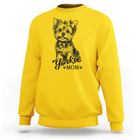 Yorkshire Terrier Mom Sweatshirt Cute Yorkie Mama Puppy Gift
