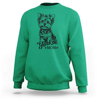 Yorkshire Terrier Mom Sweatshirt Cute Yorkie Mama Puppy Gift