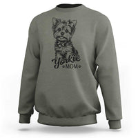Yorkshire Terrier Mom Sweatshirt Cute Yorkie Mama Puppy Gift
