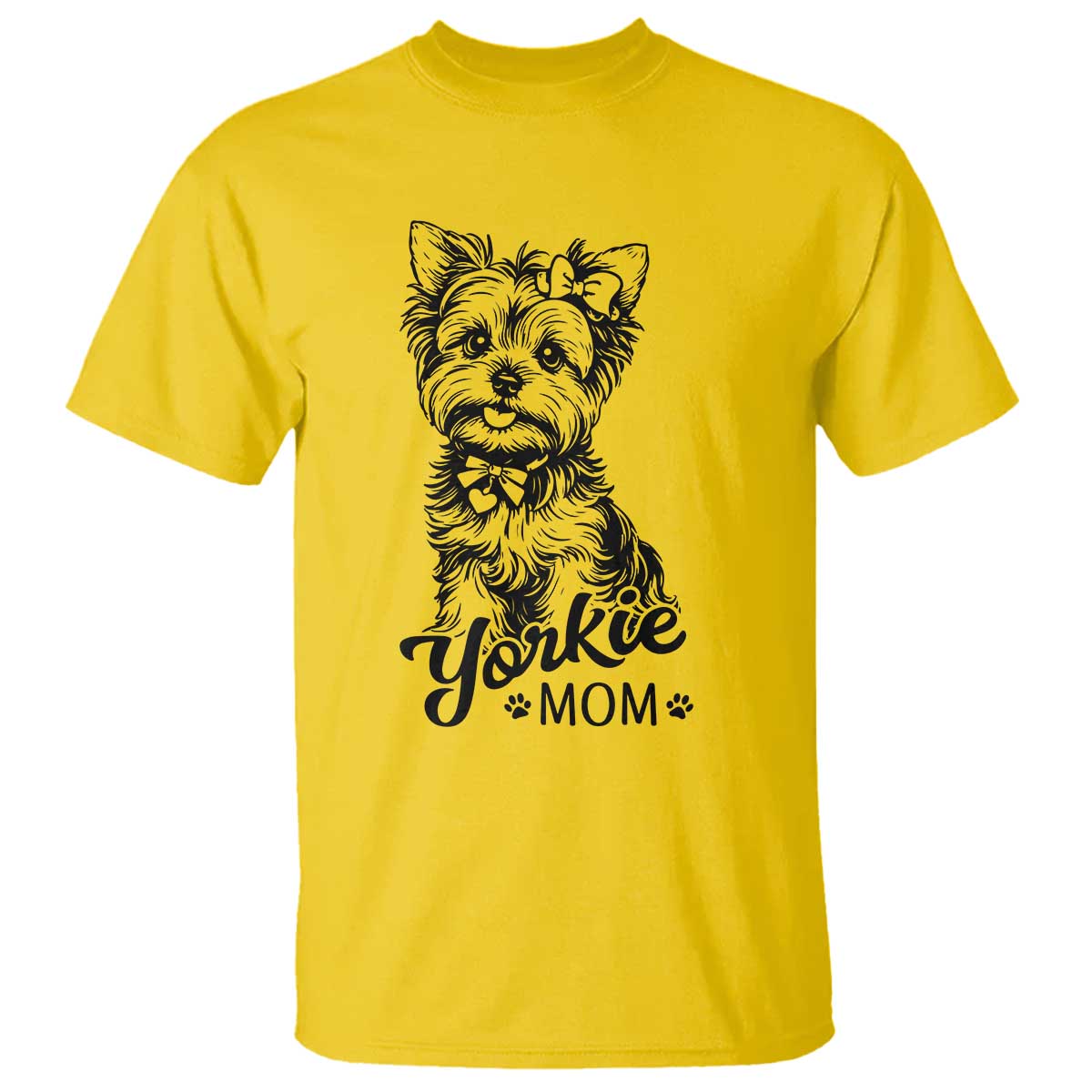 Yorkshire Terrier Mom T Shirt Cute Yorkie Mama Puppy Gift