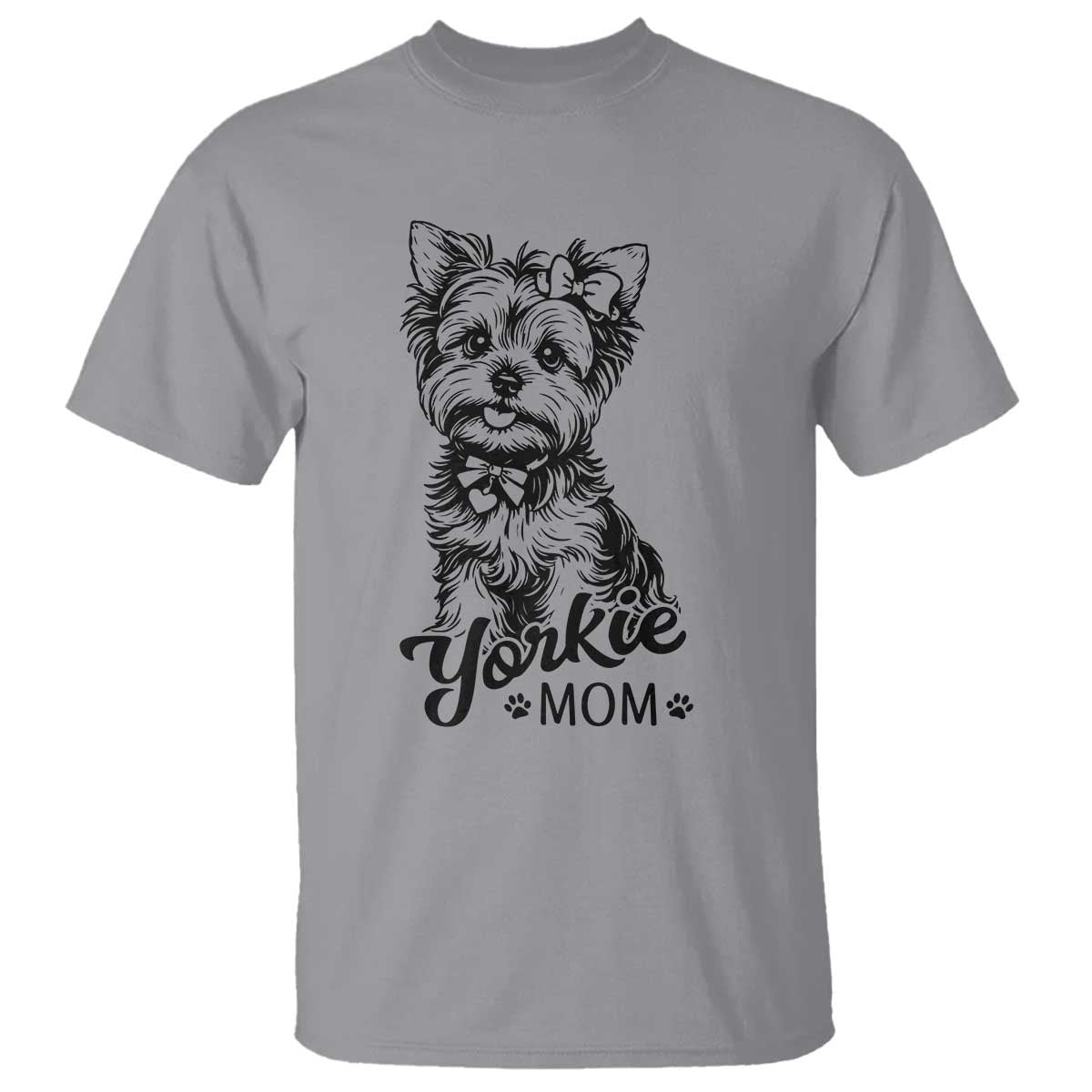 Yorkshire Terrier Mom T Shirt Cute Yorkie Mama Puppy Gift