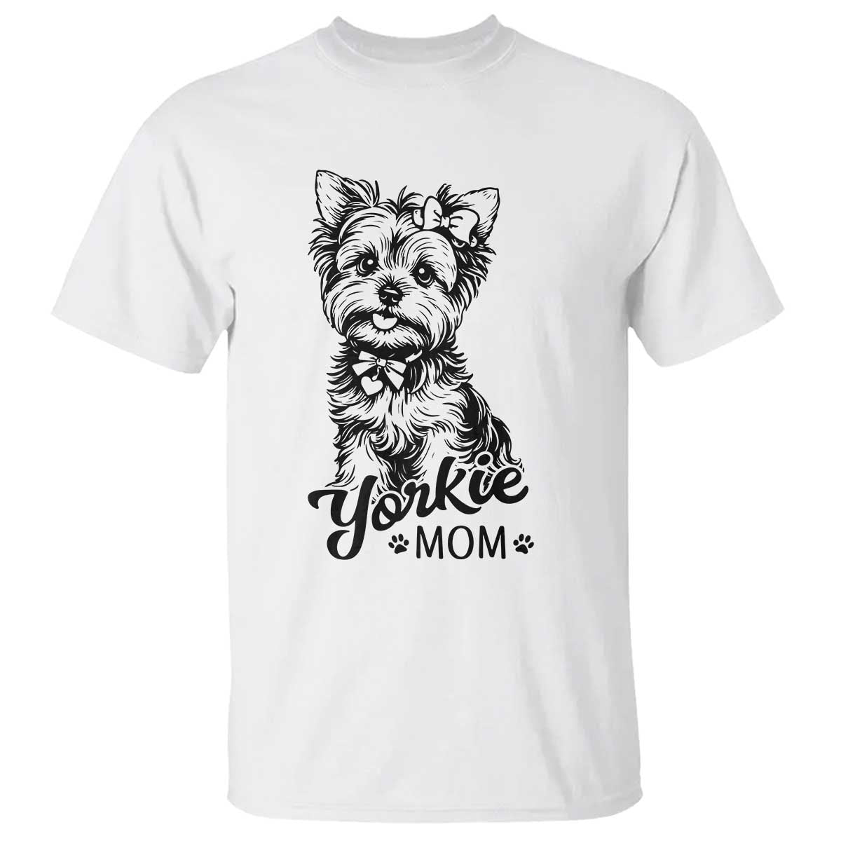 Yorkshire Terrier Mom T Shirt Cute Yorkie Mama Puppy Gift