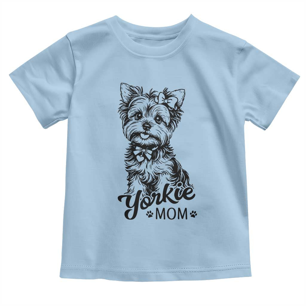 Yorkshire Terrier Mom Toddler T Shirt Cute Yorkie Mama Puppy Gift