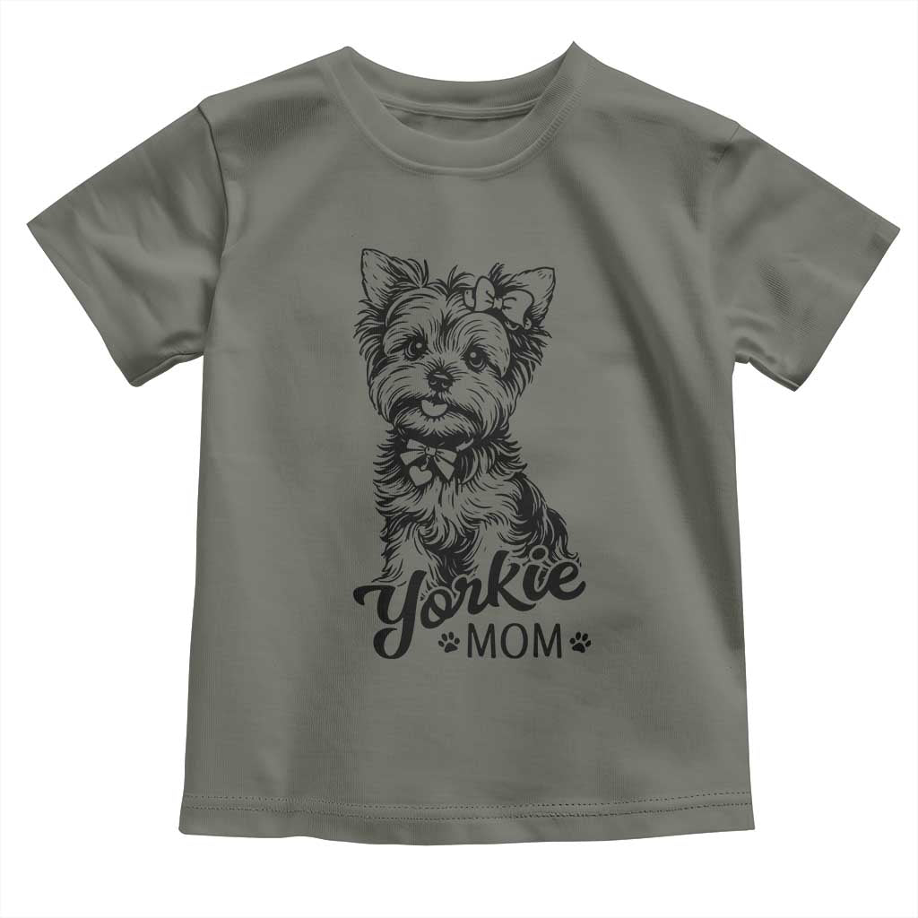 Yorkshire Terrier Mom Toddler T Shirt Cute Yorkie Mama Puppy Gift