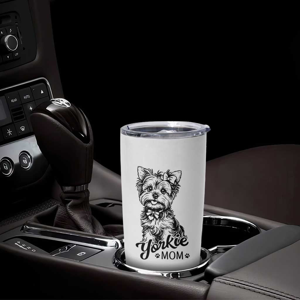 Yorkshire Terrier Mom Tumbler Cup Cute Yorkie Mama Puppy Gift