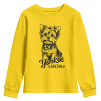 Yorkshire Terrier Mom Youth Sweatshirt Cute Yorkie Mama Puppy Gift