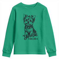 Yorkshire Terrier Mom Youth Sweatshirt Cute Yorkie Mama Puppy Gift