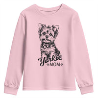 Yorkshire Terrier Mom Youth Sweatshirt Cute Yorkie Mama Puppy Gift
