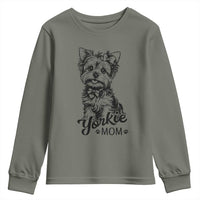 Yorkshire Terrier Mom Youth Sweatshirt Cute Yorkie Mama Puppy Gift