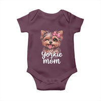 Yorkshire Terrier Dog Mom Baby Onesie Cute Yorkie Puppy Gift
