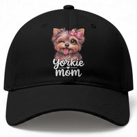 Yorkshire Terrier Dog Mom Baseball Cap Cute Yorkie Puppy Gift