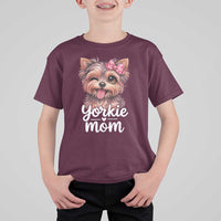 Yorkshire Terrier Dog Mom T Shirt For Kid Cute Yorkie Puppy Gift