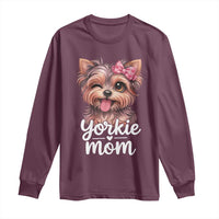 Yorkshire Terrier Dog Mom Long Sleeve Shirt Cute Yorkie Puppy Gift
